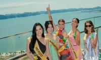 Thí sinh Miss Grand International 2023 diện đồ nổi bật ở Hạ Long